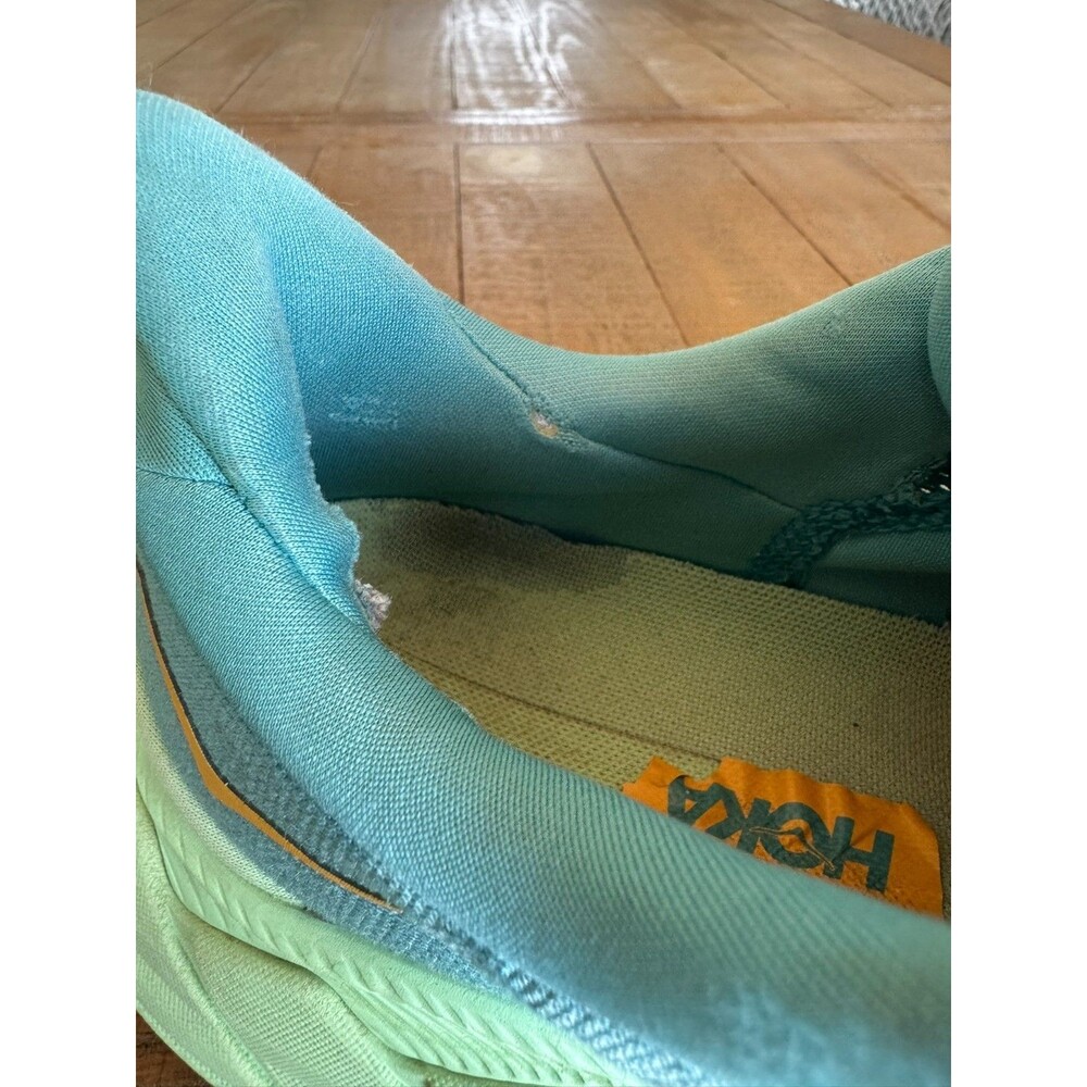 Hoka One Arahi 6 Ocean Mist Lime Green Women's Running Sneaker Trainer Size 8.5D - Picture 10 of 12